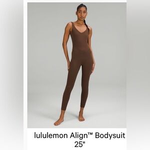 Lululemon size 8, Java align bodysuit